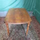 Table ronde en merisier massif