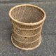 Woven bamboo basket