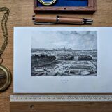 Vienna, Austria Vintage Engraving, 1841 Authentic.