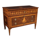 20th century Italian Louis XVI style inlaid dresser