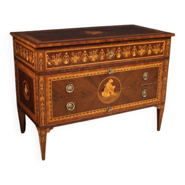 20th century Italian Louis XVI style inlaid dresser