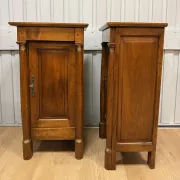 Pair of Empire style bedside tables