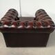 Armchair chesterfield mahogany leather English style