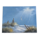 Marine landscape tableau – Dunes and seagulls by the sea – Signed painting