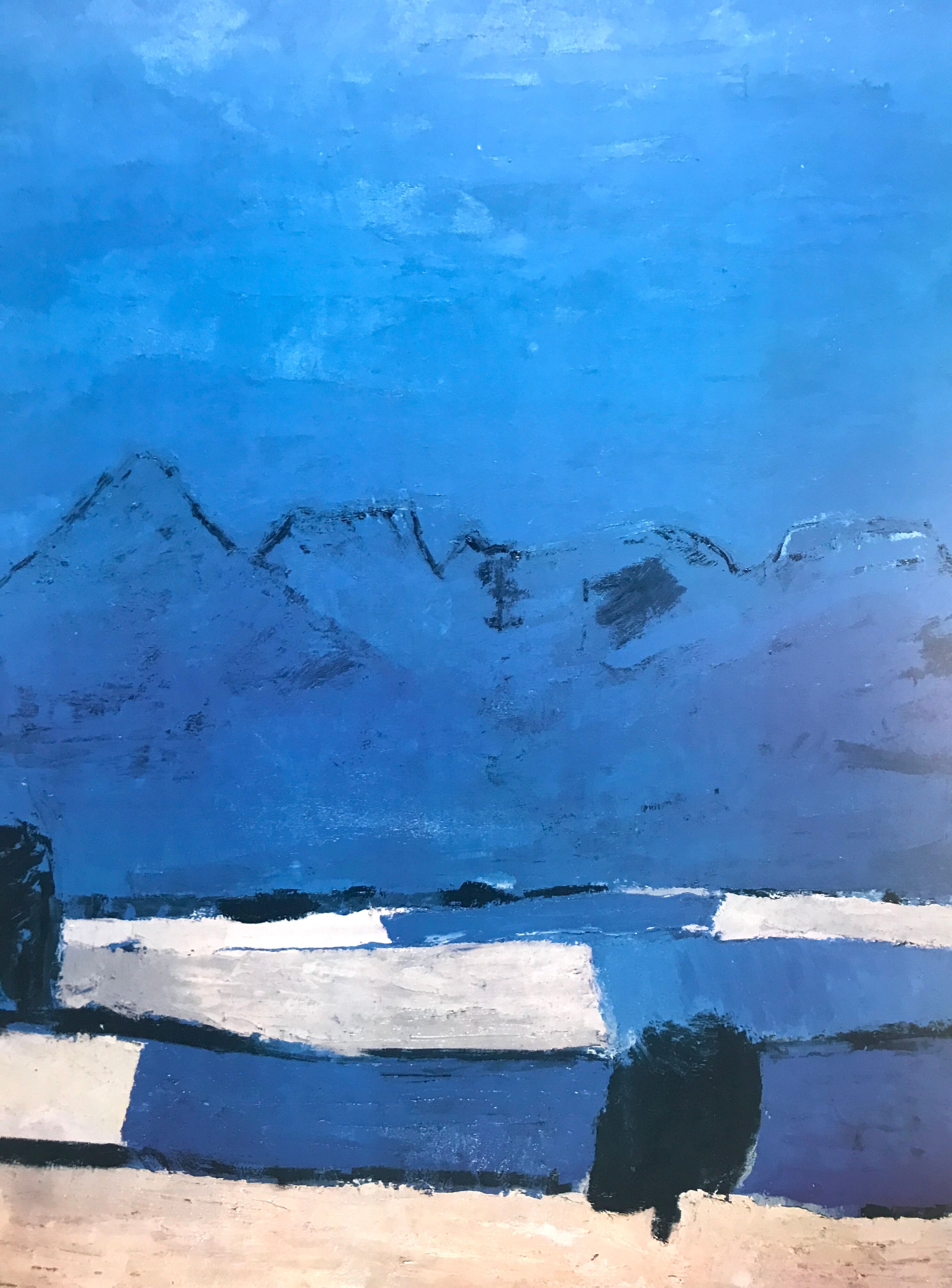 Exhibition poster by Bernard Cathelin, Chapelle du Grand Couvent, Cavaillon, 1980