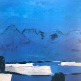 Exhibition poster by Bernard Cathelin, Chapelle du Grand Couvent, Cavaillon, 1980