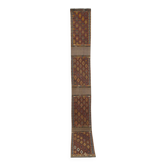 Tapis de couloir turc vintage 54x396 cm