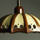 Fat Lava Ceramic Pendant Light from Pan Leuchten, 1970s