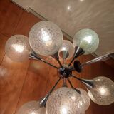 Vintage sputnik chandelier 70'S , 8 lights