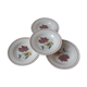 Set of 4 hollow plates Badonviller not stamped