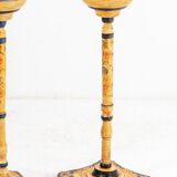 Pair of floor standing ashtrays
