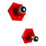 Pair of Hoffmeister Space-Age Wall Lights, Germany, 1970s