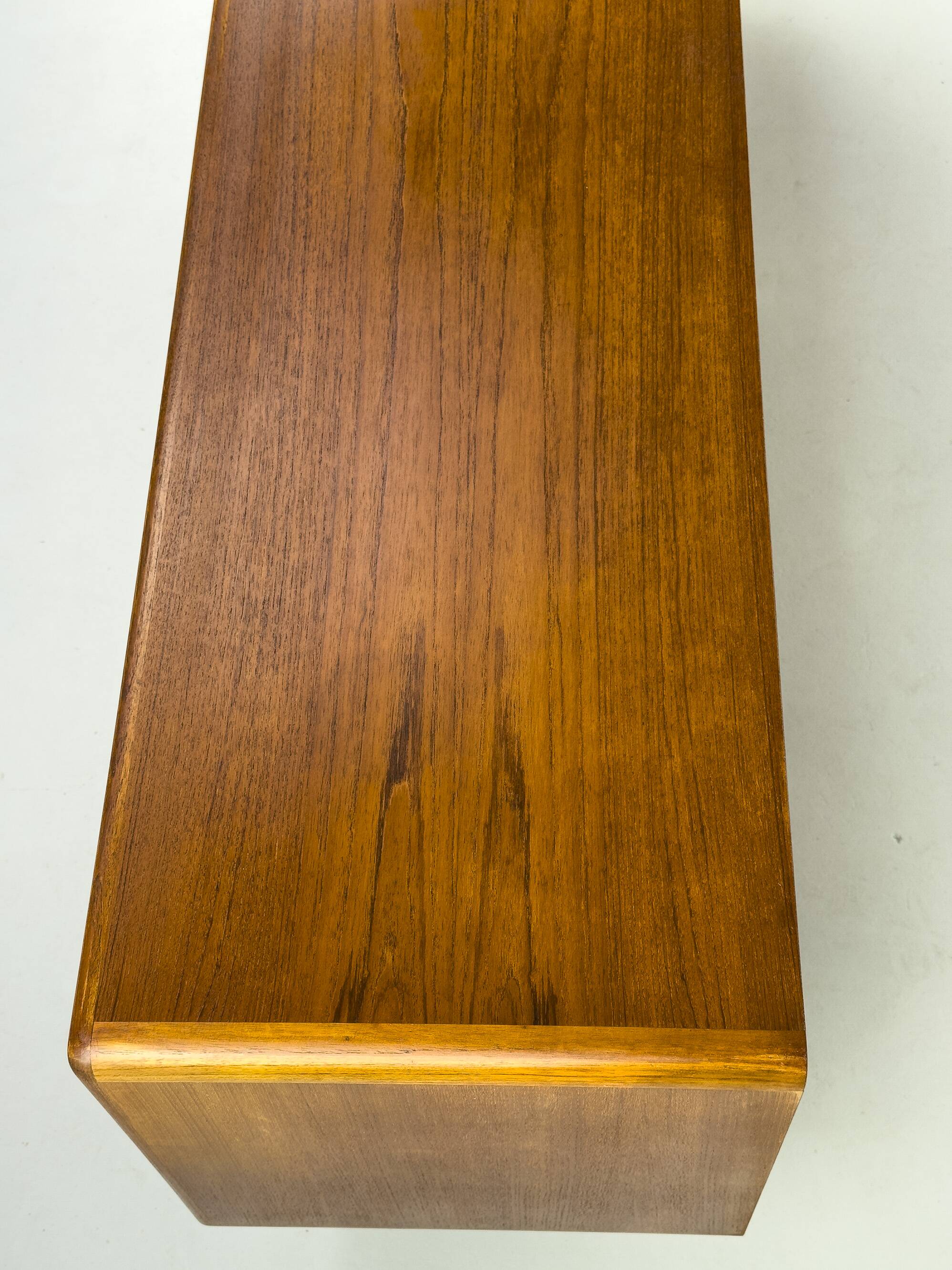 Vintage Teak Sideboard with Drawers and Sliding Doors, 1960s