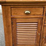 Scandinavian solid wood sideboard with 3 doors and 6 drawers, 160 cm