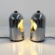 Pair of chrome Selene lamps by ABM, 1960