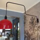 Articulated stem wall lamp Egoluce 1970
