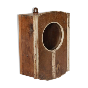 vitrine murale petite ancienne boite a horloge patine d'origine inde