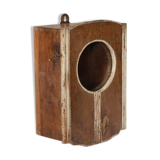 Little Old Wall Showcase Box has Clock Patina of Origin India