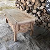 Solid oak coffee table