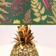 Hollywood Regency pineapple table lamp in brass by Mauro Manetti, Italy, 1970s.