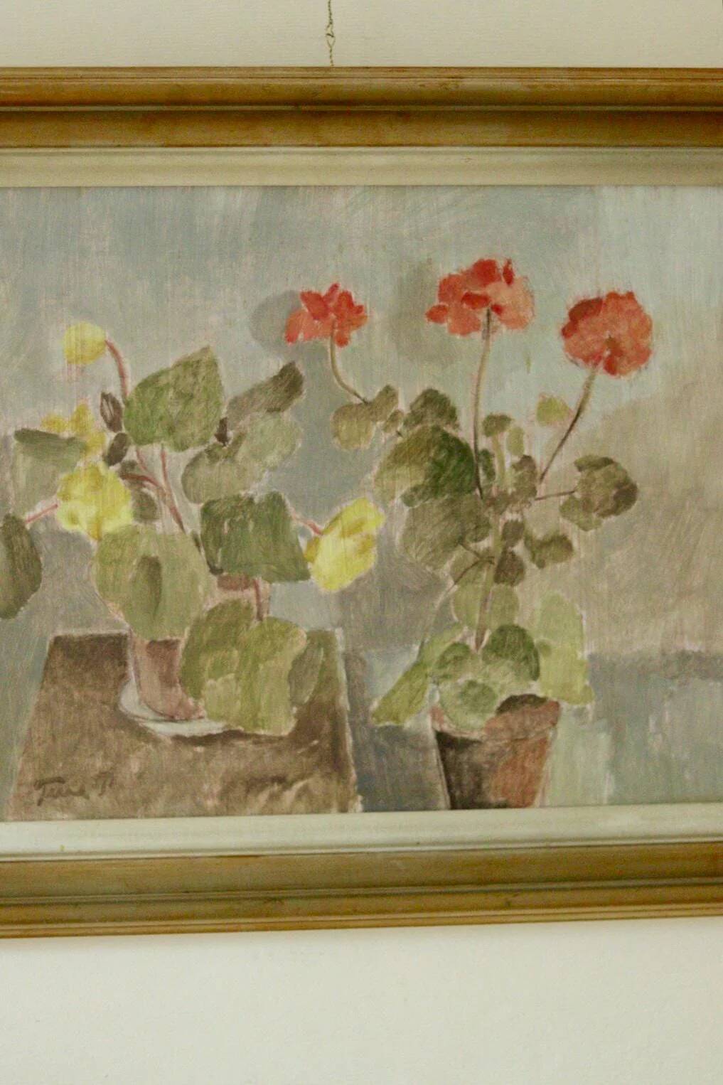 “Geraniums” by Ture Pettersson
