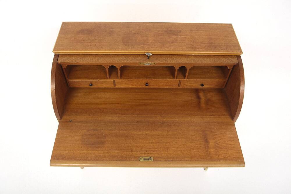 Scandinavian teak secretary, Bröderna Gustafssons, Sweden, 1950