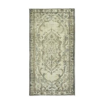Hand-knotted carved oriental 1970s