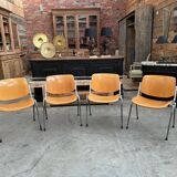 Suite of 18 DSC106 chairs by Giancarlo PIRETTI for Castelli