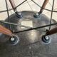 Lot 4 chaises dsw fibre noyer eames herman miller vintage