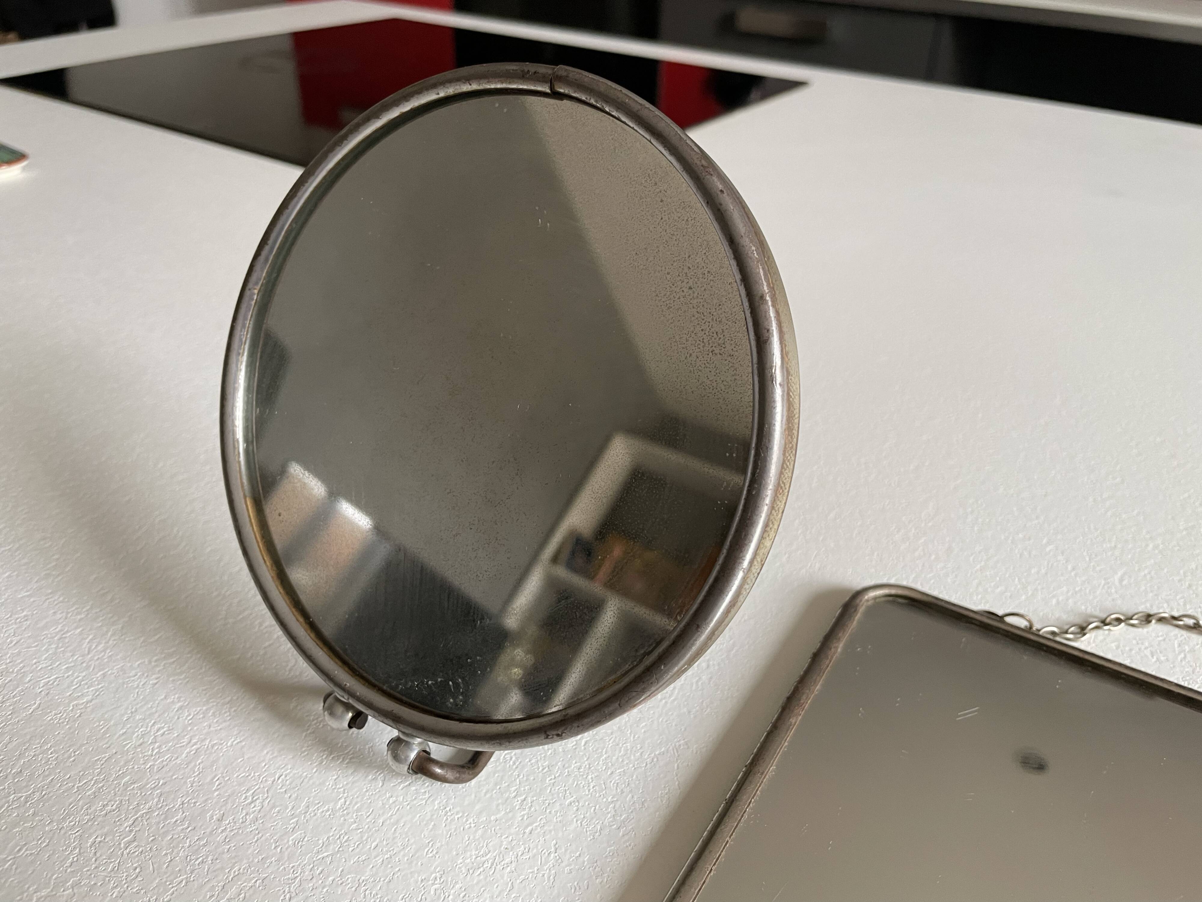 Lot de 3 miroirs de barbier