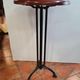Pedestal table / standing up with cast iron base