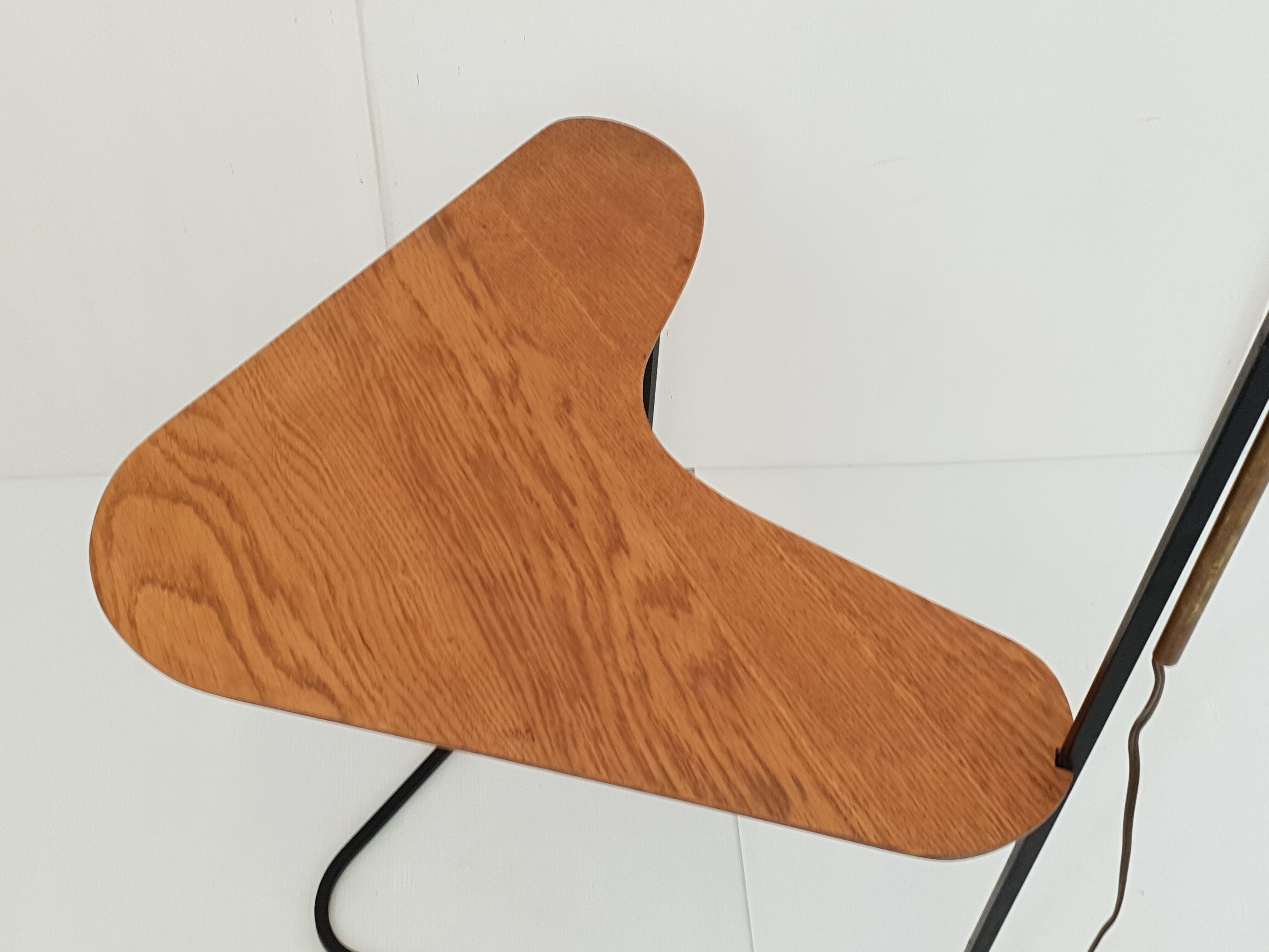 Vintage boomerang floor lamp 1950