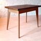 Vintage 60s style portfolio table with compass legs, renovated