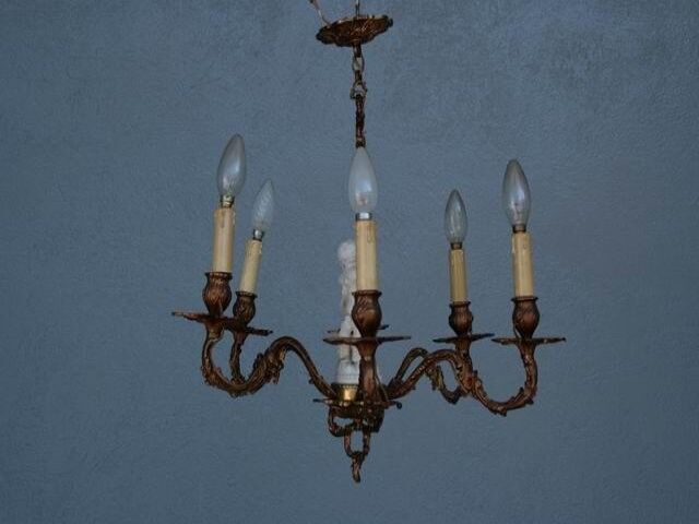 Napoleon III biscuit baby chandelier