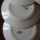Lot 4 flat plates Badonviller Blue Rose