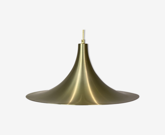 Gubi Semi pendant of brass designed by Claus Bonderup and Thorsten Thorup in 1968