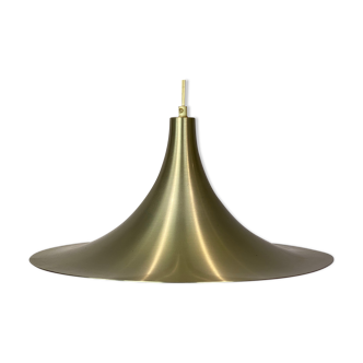 Gubi Semi pendant of brass designed by Claus Bonderup and Thorsten Thorup in 1968