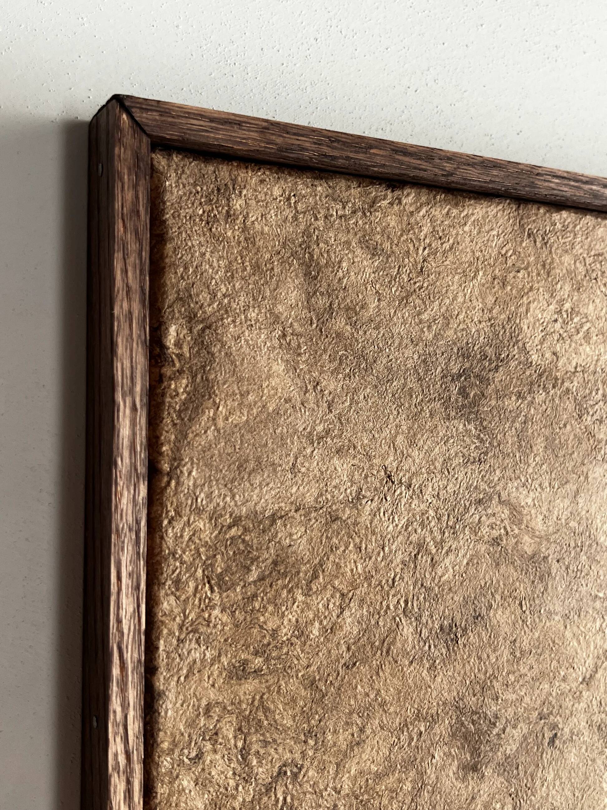 Artwork made of bark paper