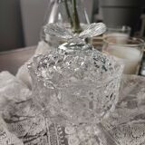 Butterfly crystal glass candy box