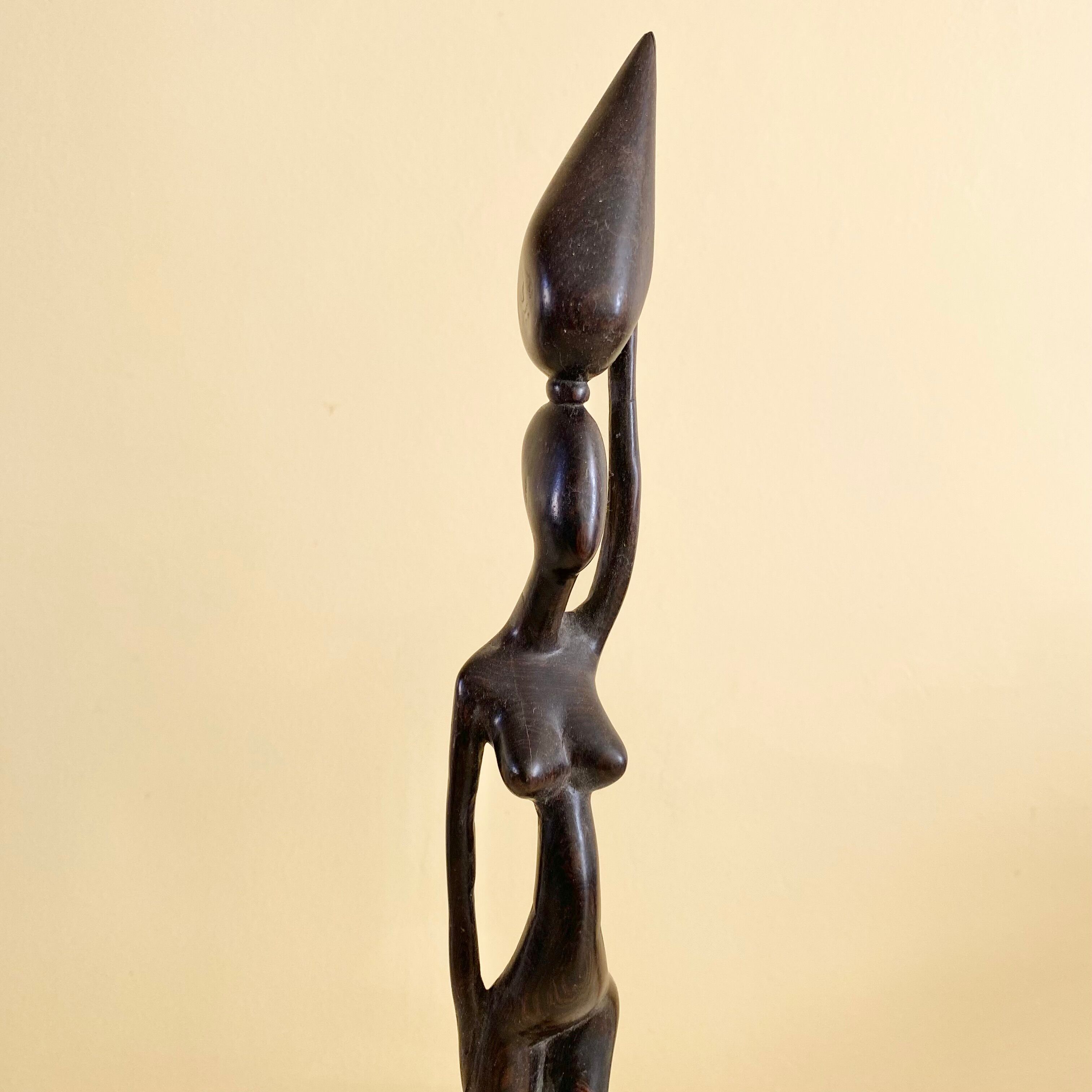 Ancient wooden statue