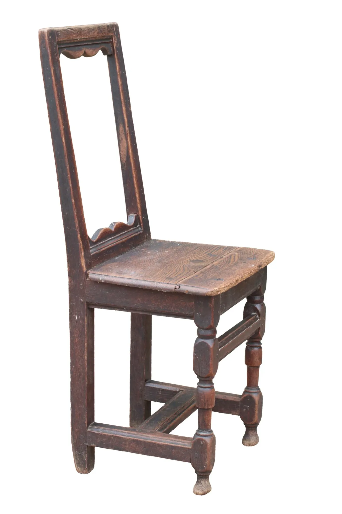 French provincial oak chair, Lorraine – late 17th/early 18th c. (no. 2)