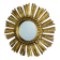 Mid-century gilded wooden sunburst mirror, Italy, 1950