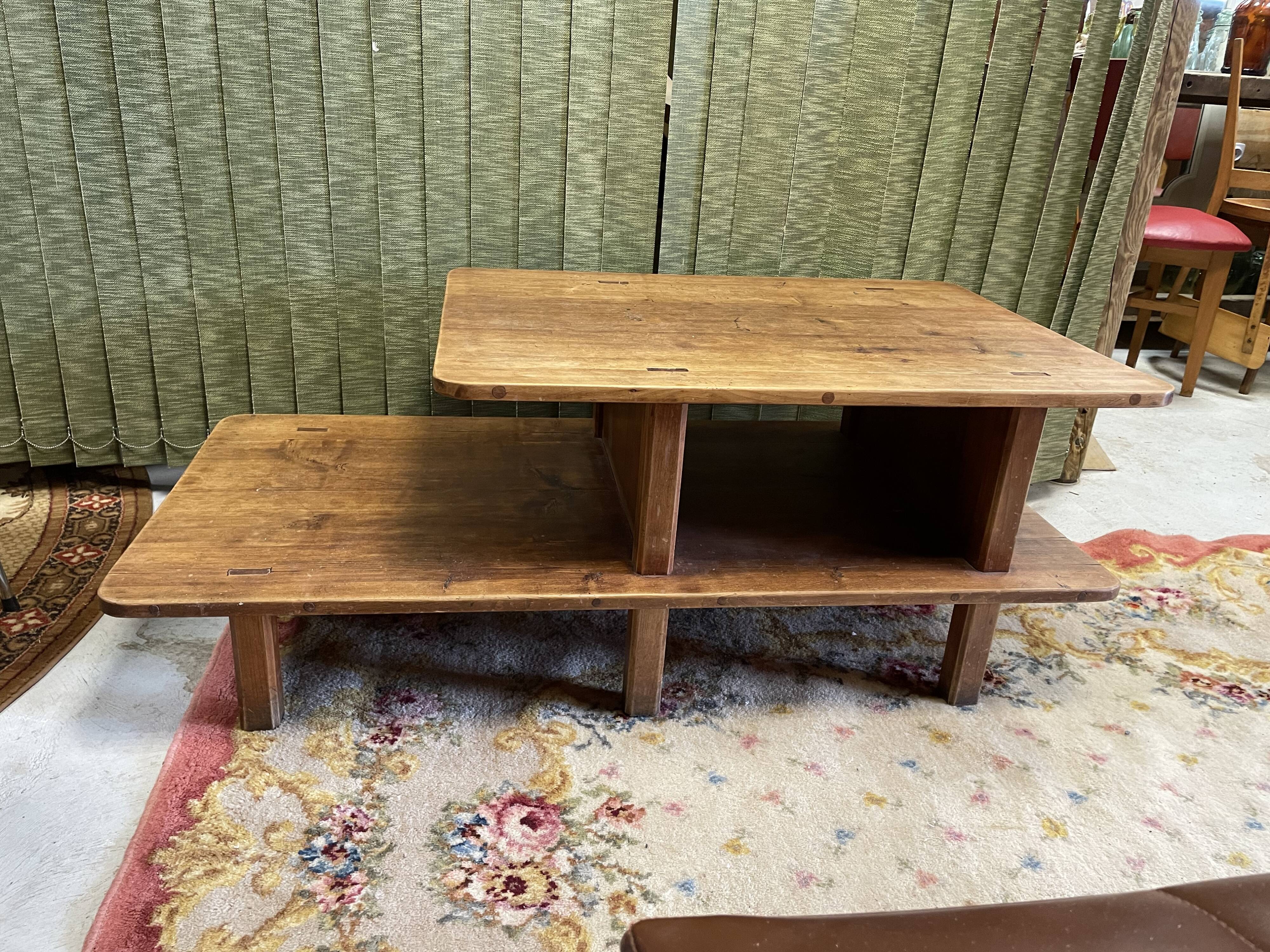 Vintage wood coffee table 50/60