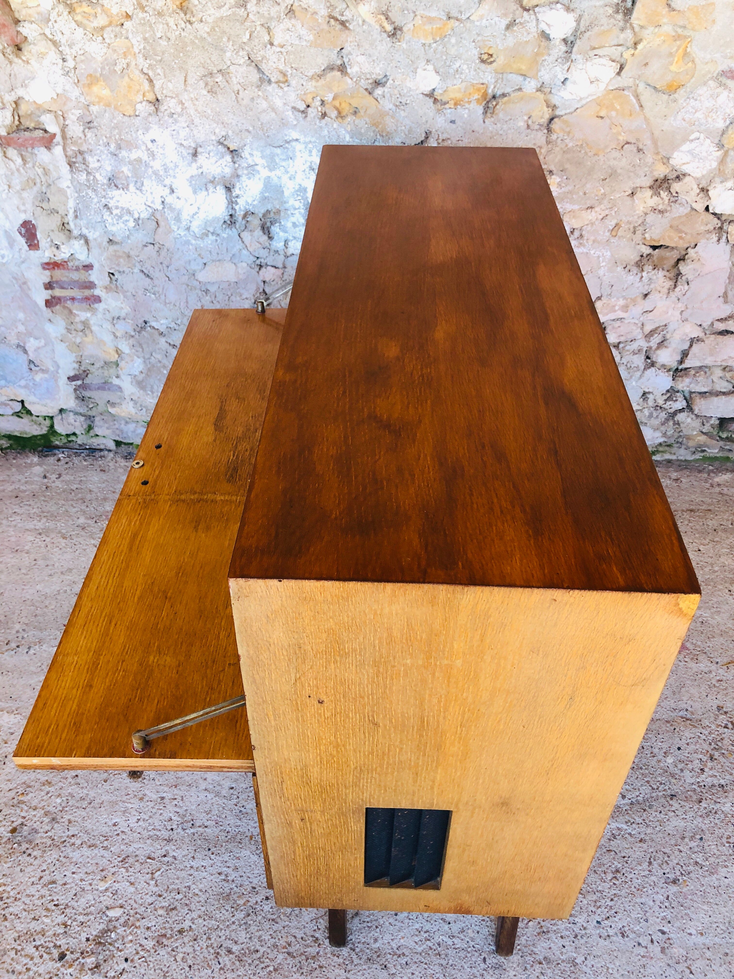 Storage furniture, double compartments, 50s/60s