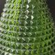 Empoli olive green bottle vase with diamond point - 39 cm