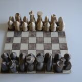 Handmade soapstone chess set / Soap stone chess