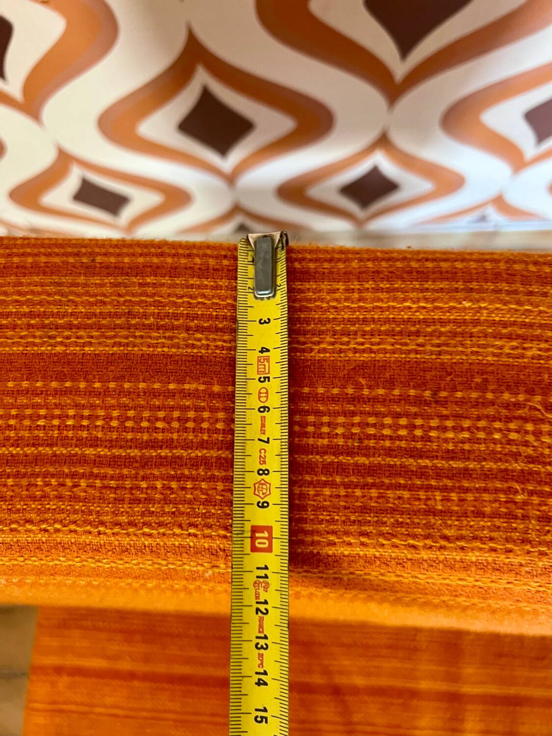 Vintage orange armchair