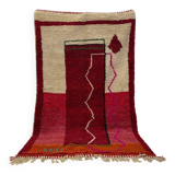 Moroccan handwoven wool rug 3x2 m