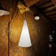 Vintage conical pendant lamp