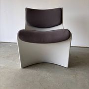 Series of 3 designer armchairs Space by A. Pinaffo and P. Scagnellato